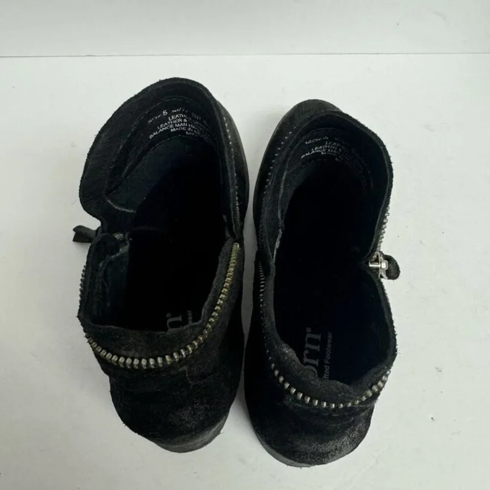Born Womens Montoro Boot Black Size 6 M